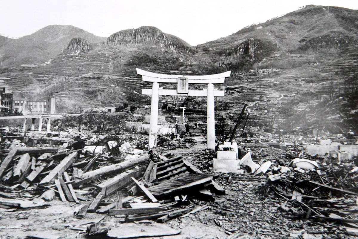 Последствия атомной бомбардировки Хиросимы, 1945 год
