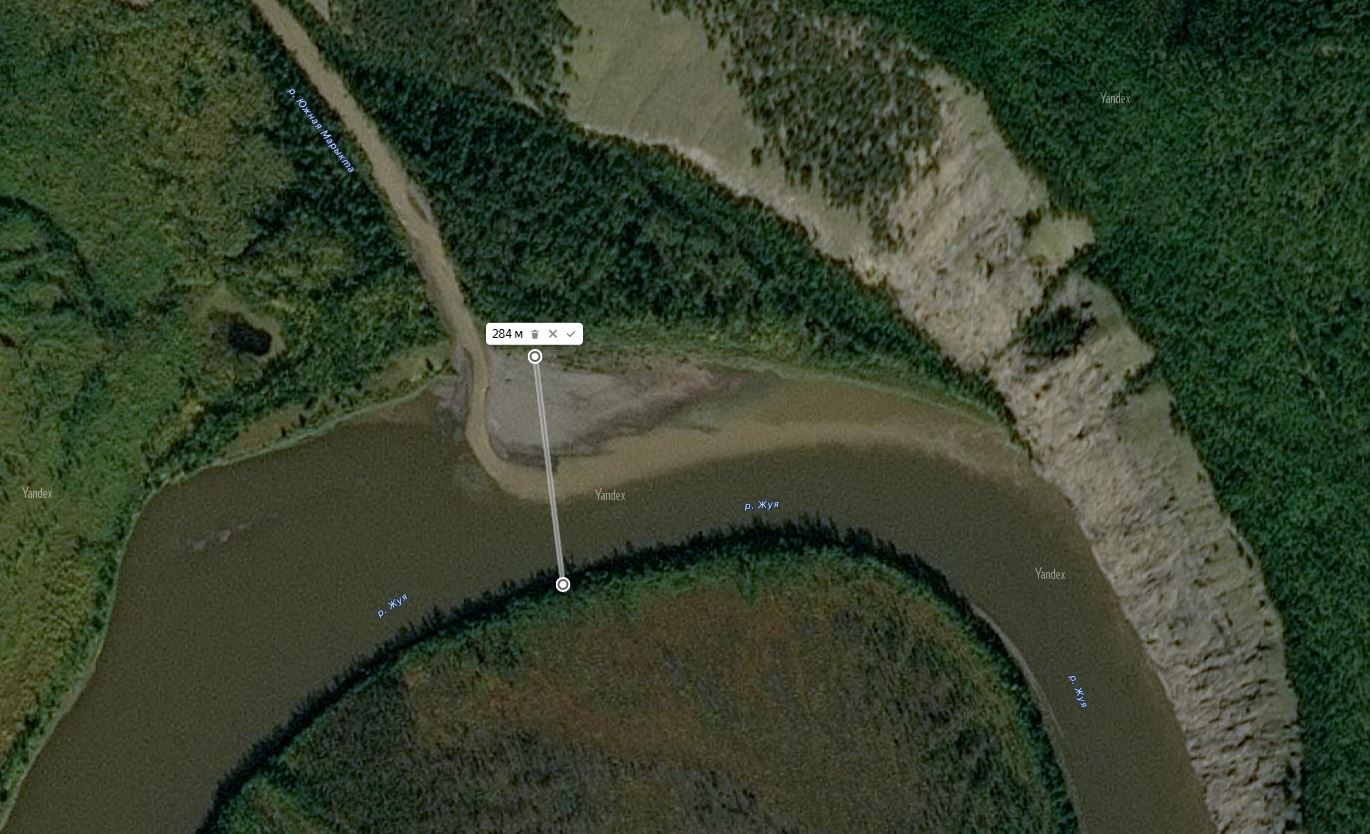 Река Южная Марыкта. Маленькая речка (по сравнению с Жуей), а "коптит", как паровоз