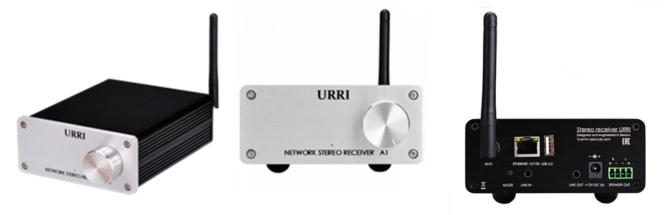 Внешний вид сетевого стереоресивера URRI A1