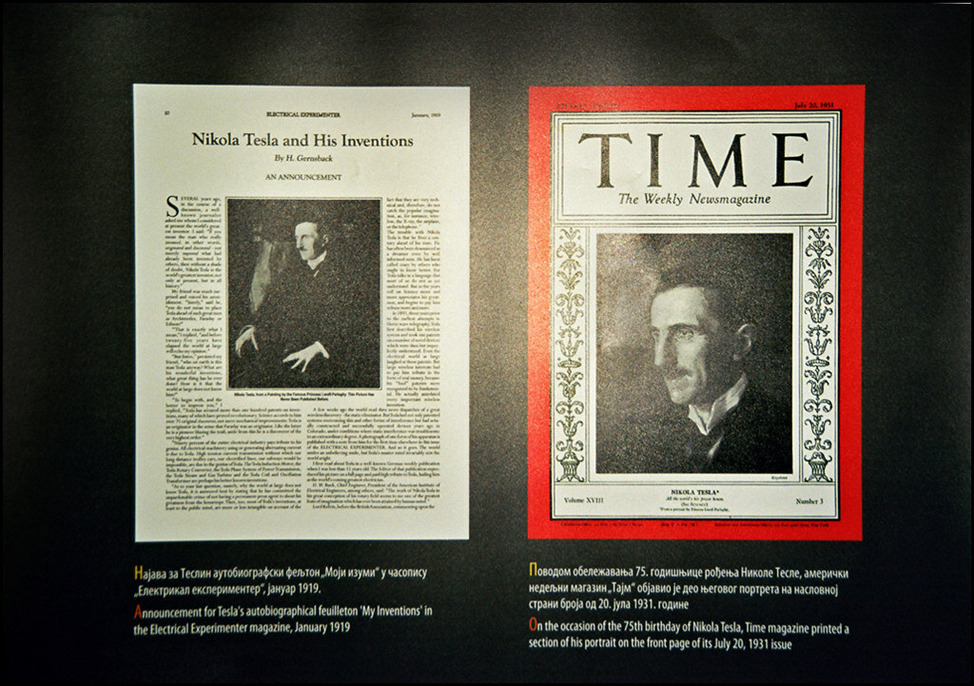 Никола Тесла на обложке журнала Time, 1931-й год.