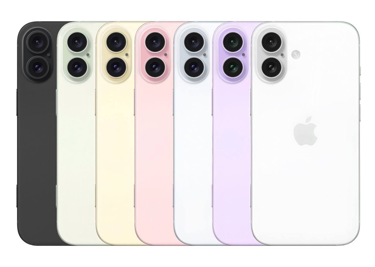 Точных данных об оттенках пока нет, поэтому держите рендер на основе цветов iPhone 15 серии.