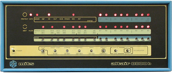 Фронтальная панель Altair 8800
