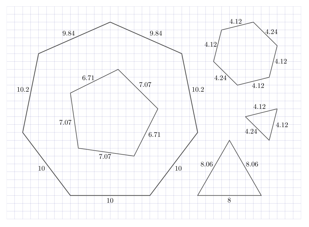 Как нарисовать пятиугольник с закругленными углами?