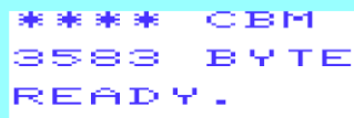VIC-20 - символы формируются из одного пиксела в толщину