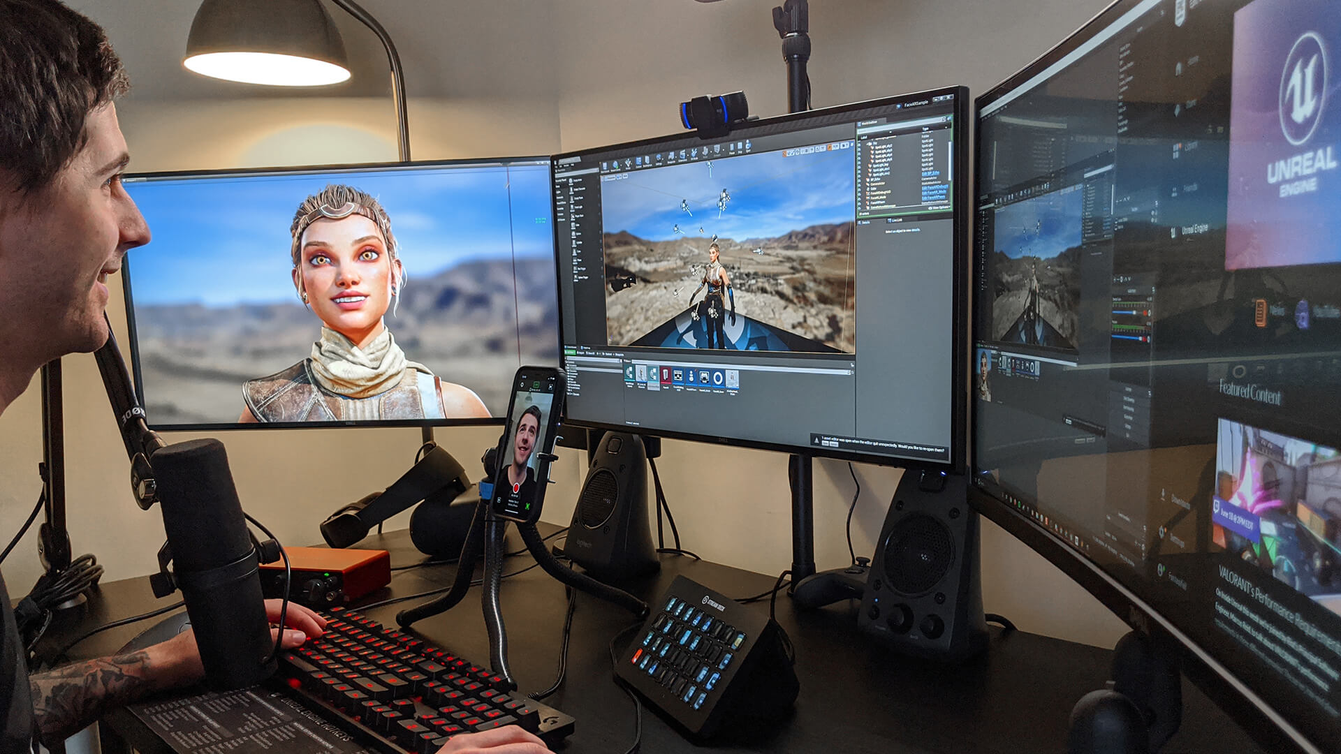 Сканирование лица в Live Link Face и экспорт в Unreal Engine