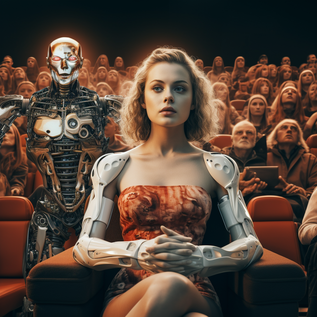 Midjourney: AI recommend movie to watch. Результат ИИ не всегда безупречен