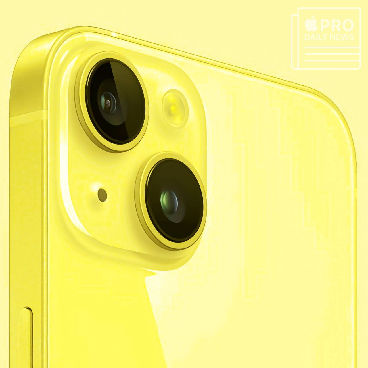 Концепт жёлтого iPhone 14