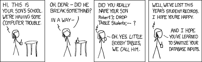 XKCD Exploits of a Mom