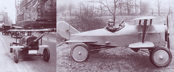    Передвижение А. Рассела на его машине в 1924 году мало кого оставляли равнодушным.