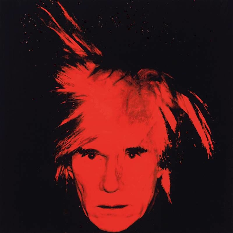 Уорхол, "Красный автопортрет",1986