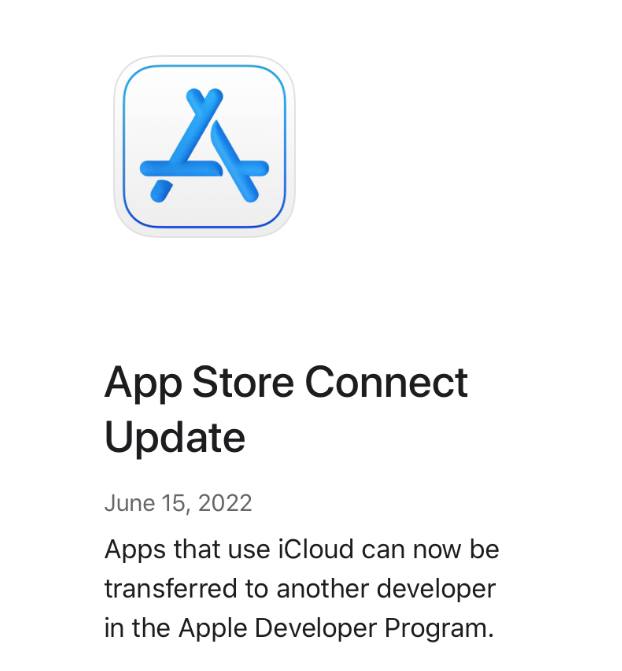 Важное обновление App Store Connect для разработчиков