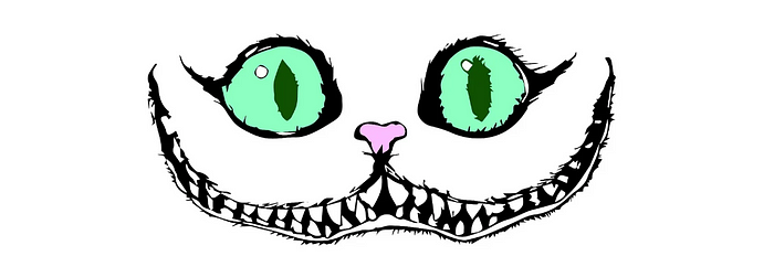 «Мы все здесь сумасшедшие» / Чеширский кот. (изображение отсюда)