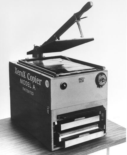 Image number 4.  The first Xerox Model A copier