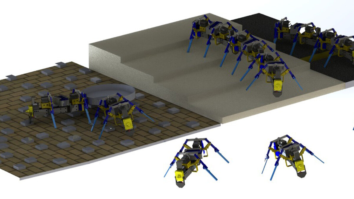 Ученые научили роботов-муравьев совместно преодолевать преграды