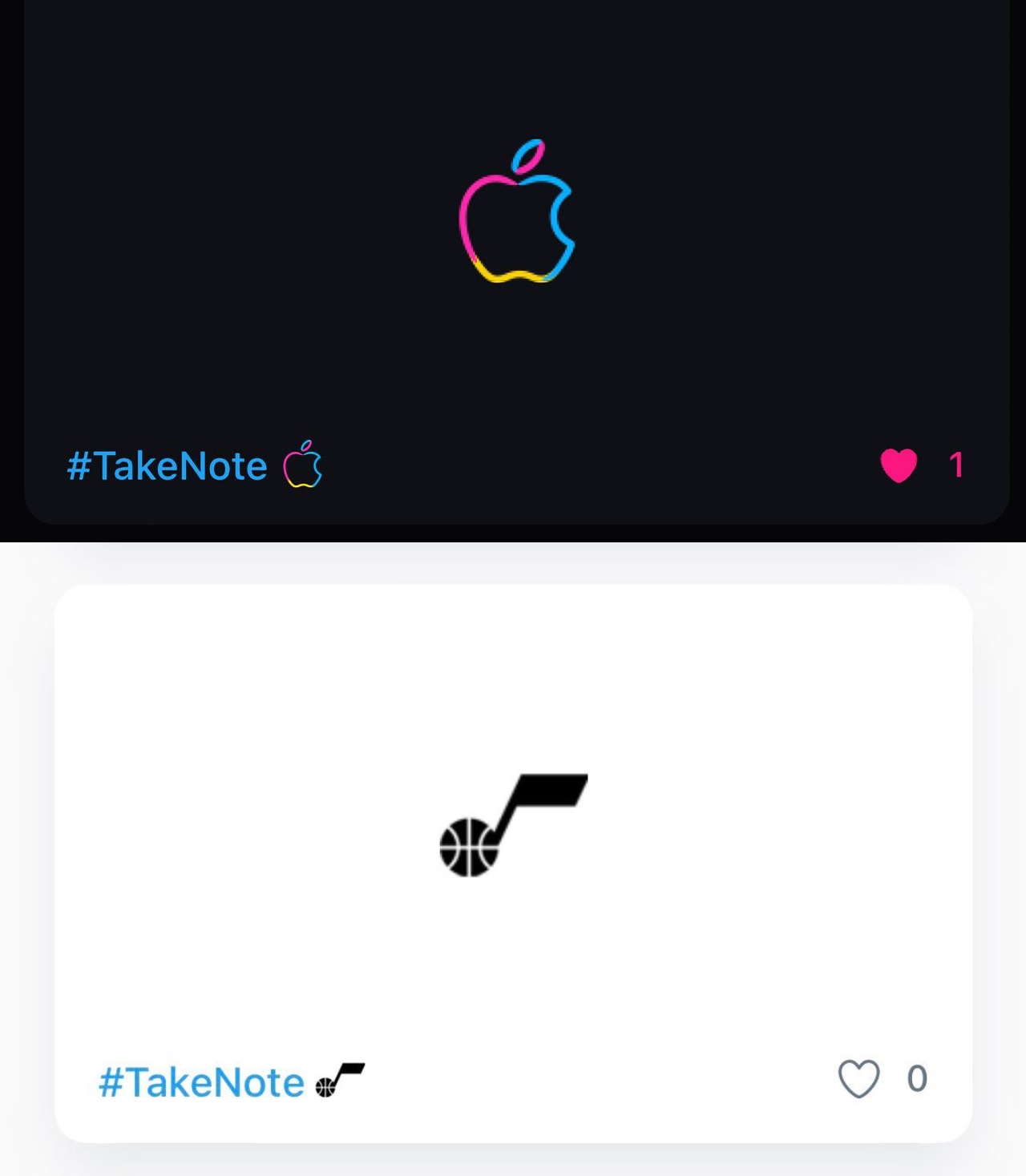 Хэштег #TakeNote в Twitter 18 и 19 октября