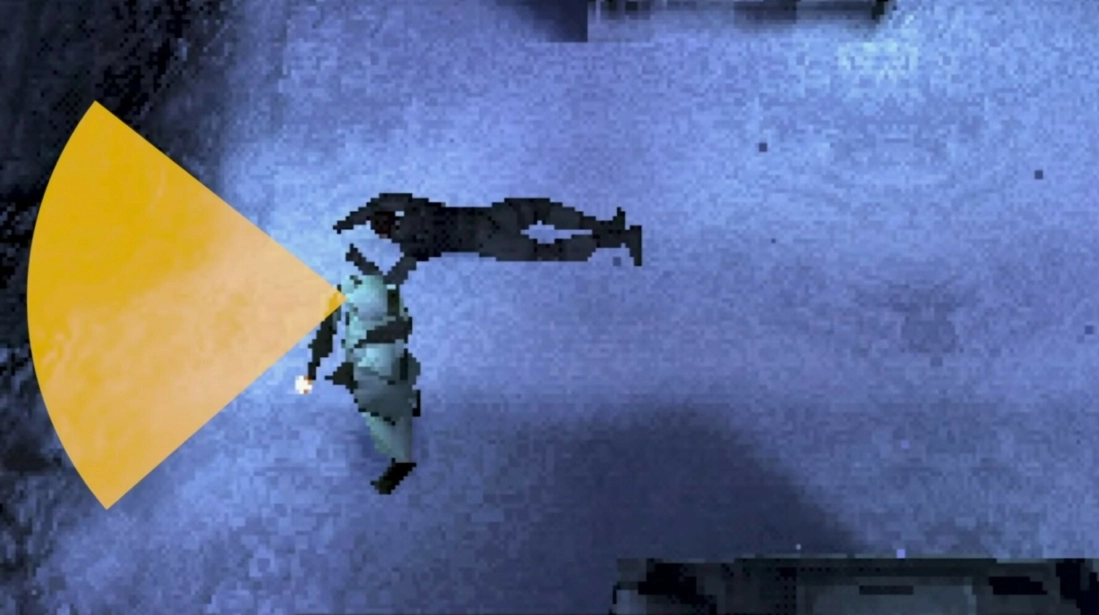 Конус зрения в Metal Gear Solid Конус зрения в Metal Gear Solid