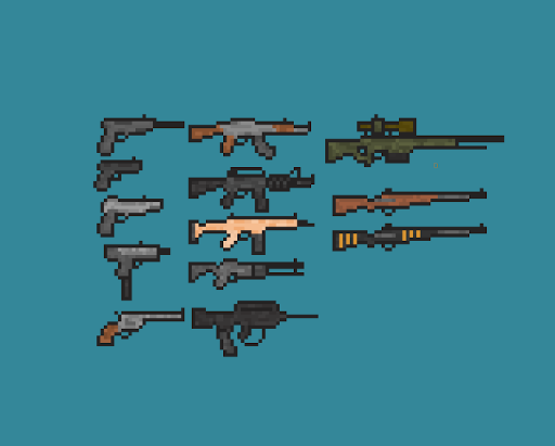 Pixel Weapon Pack Look Out, Monsters!