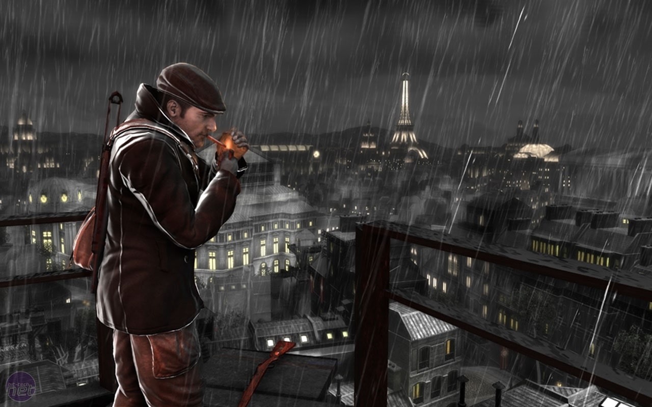 В The Saboteur действие происходит в оккупированном Париже. Чёрно-белое окружение, ночь и частые дожди превращают игру практически в нуар-детектив