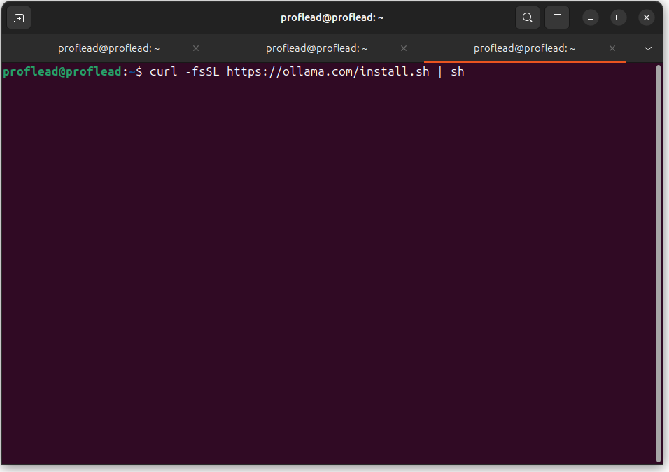 curl -fsSL https://ollama.com/install.sh | sh
