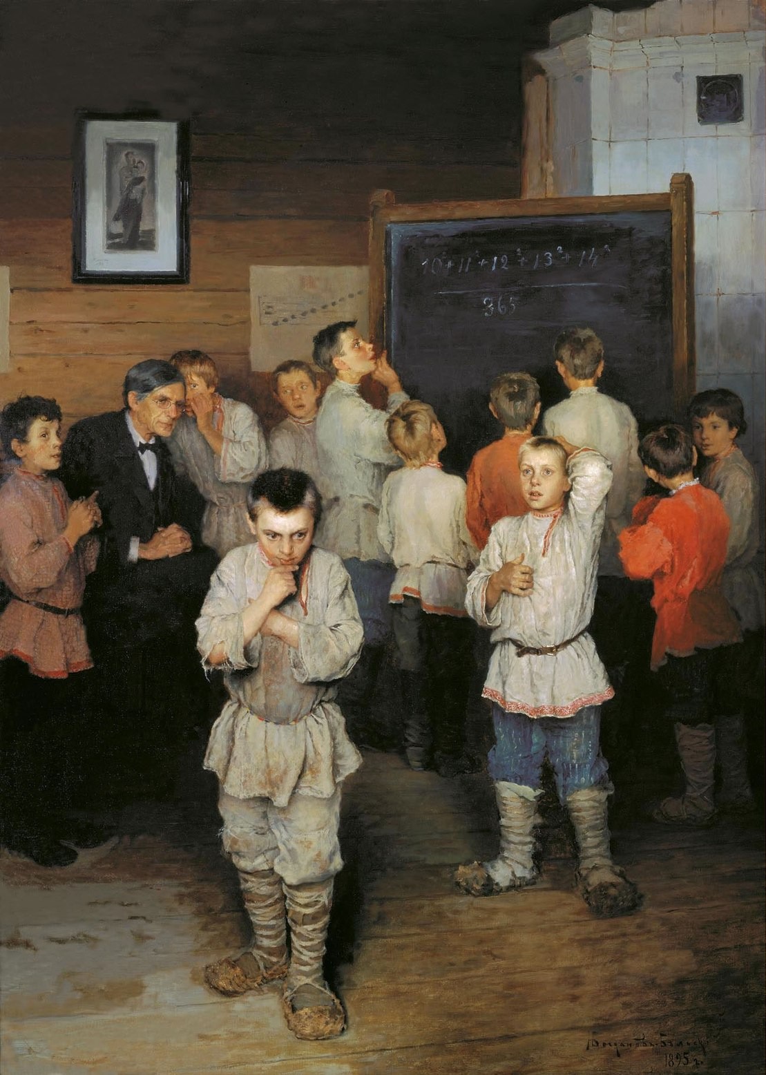 "Устный счёт", Богданов-Бельский, 1895.
