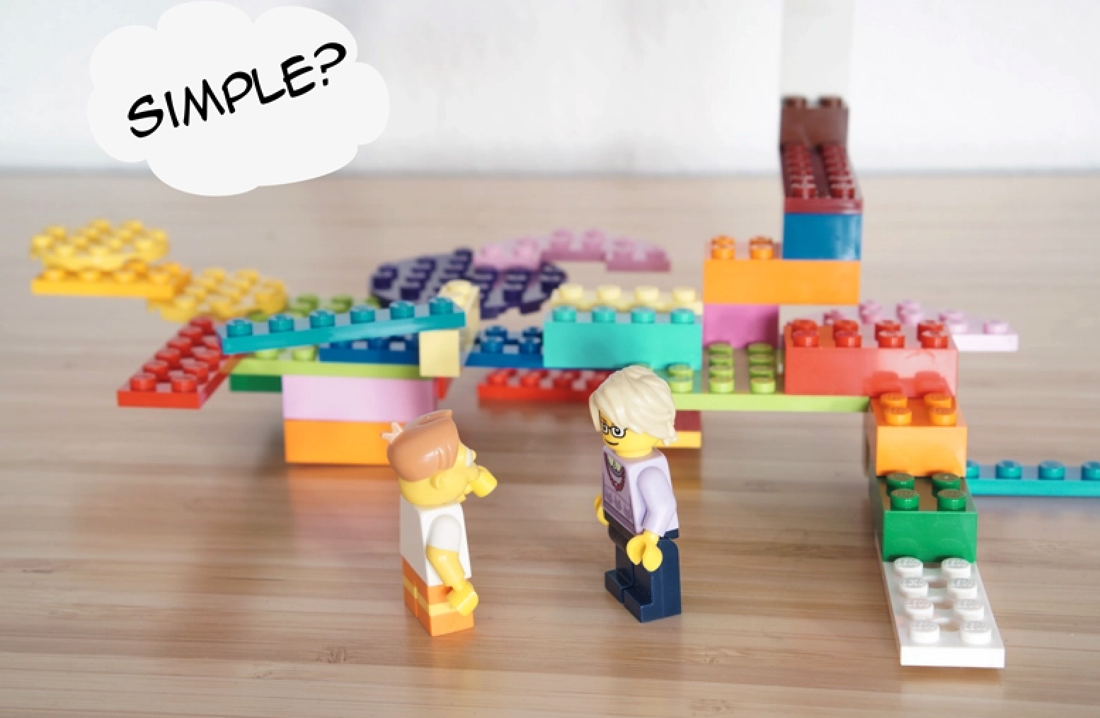 Сложная архитектура в Lego