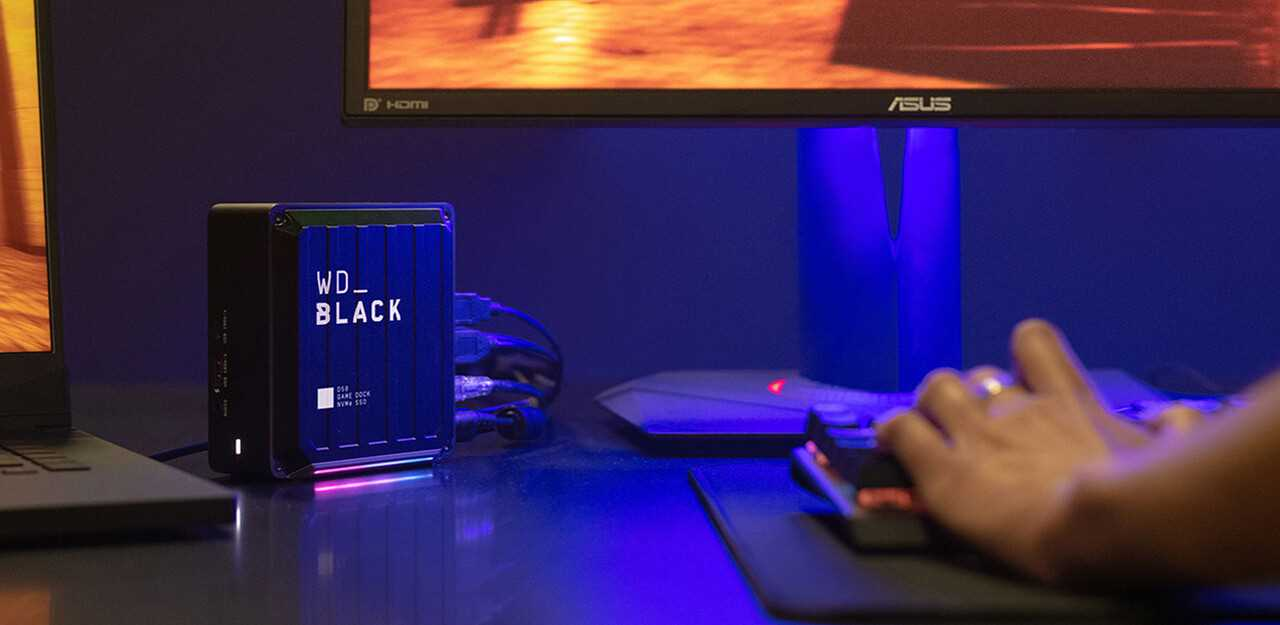 WD_BLACK D50 — многофункциональный хаб и внешний SSD в одном корпусе