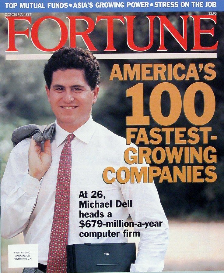 Майкл Делл на обложке журнала «Fortune»