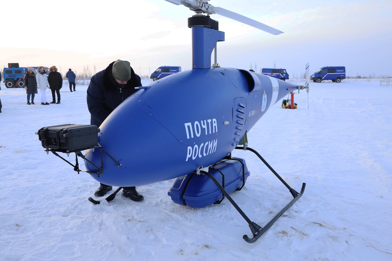 «Почта России» показала первый полет своего нового беспилотника