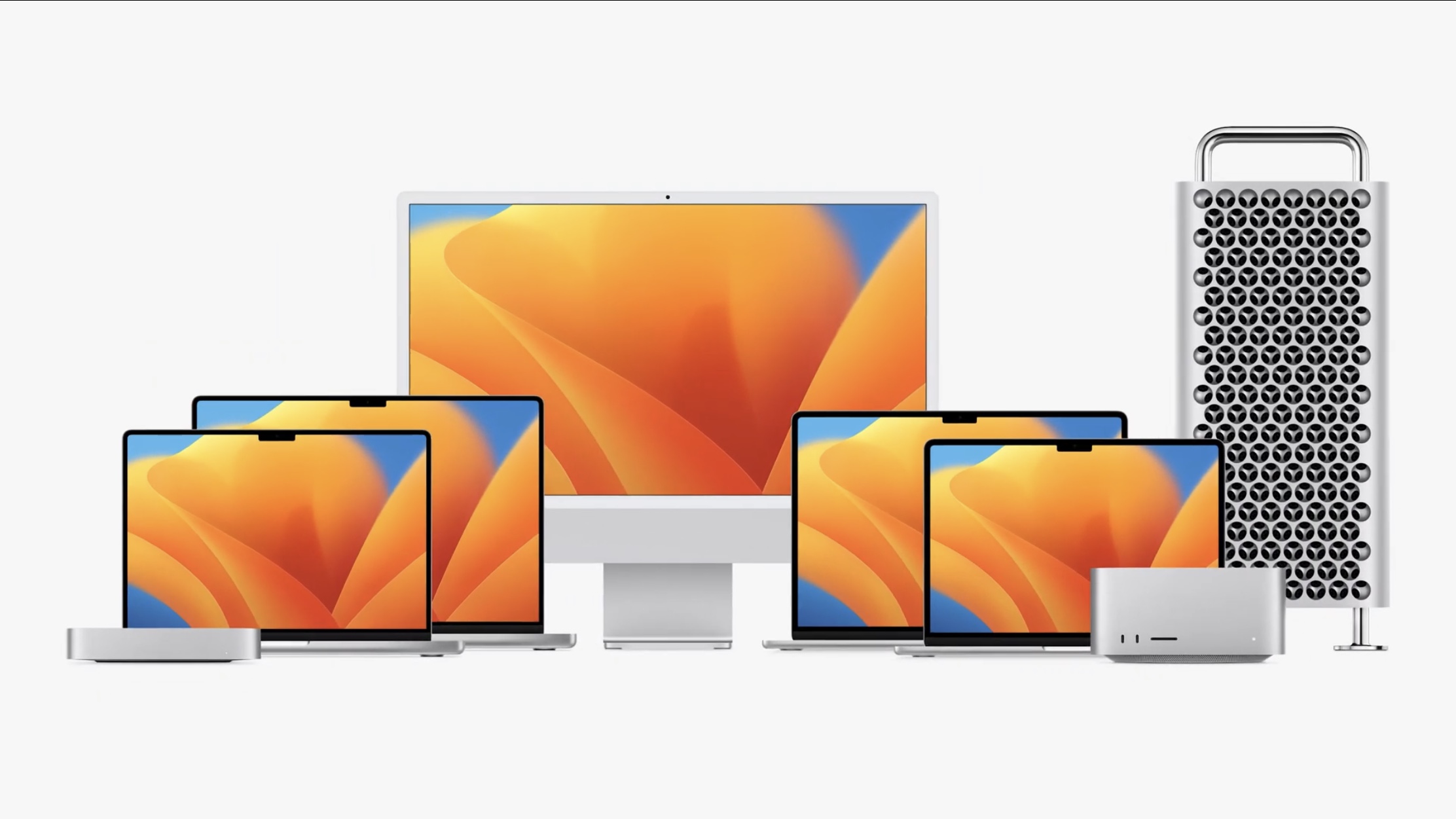 Текущая линейка Mac на Apple Silicon