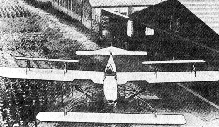 Первый самолет типа VTOL «Луцкой-1»