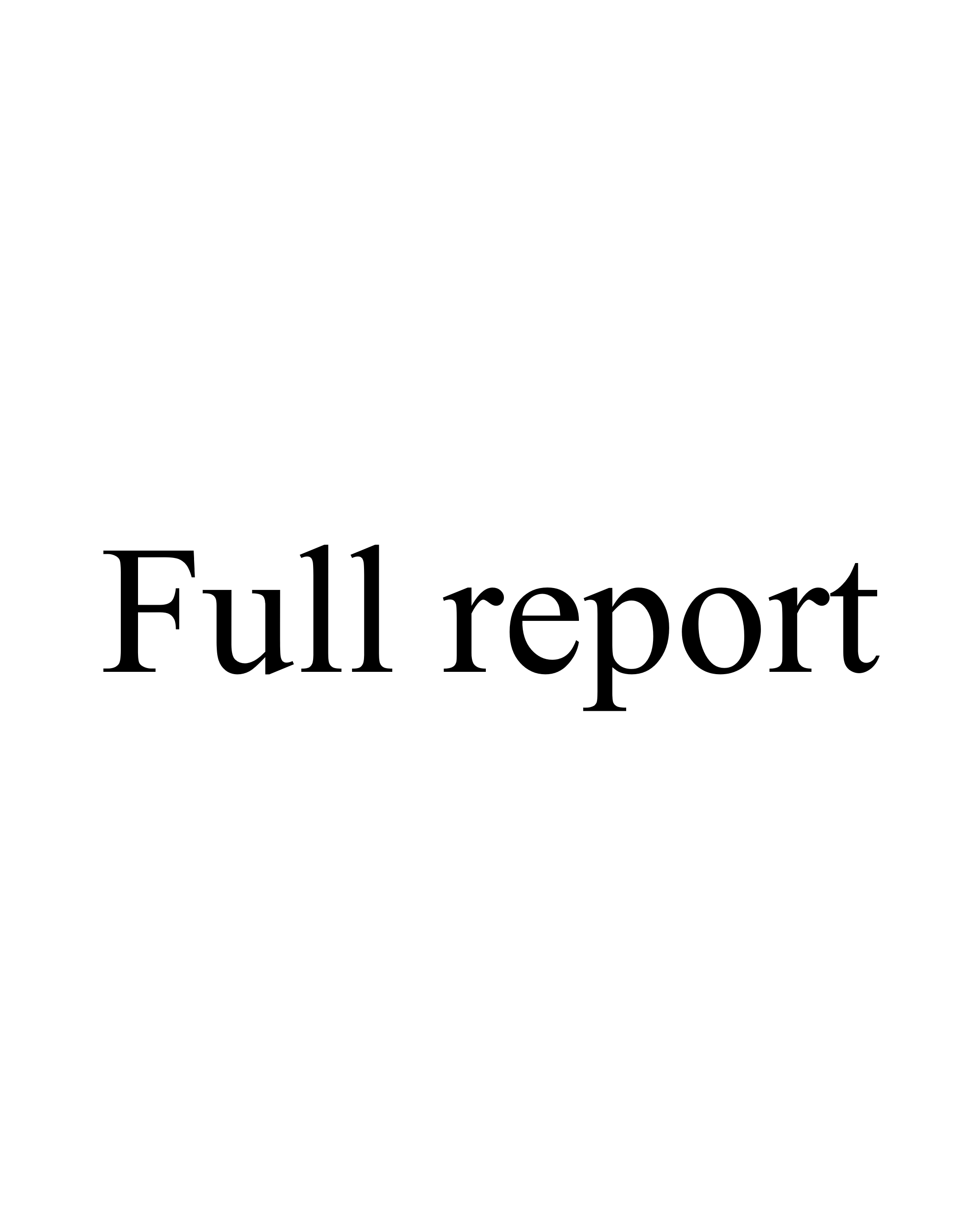 Program Context Report (EML Full report и EML Short report)