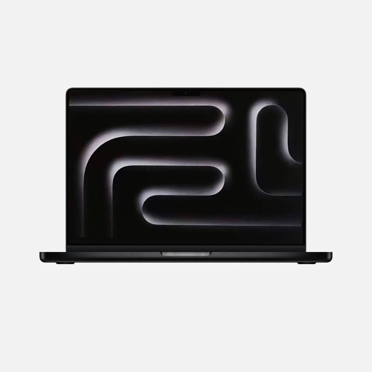 Концепт MacBook Pro 14” в чёрном цвете, который может быть показан на ближайшей презентации