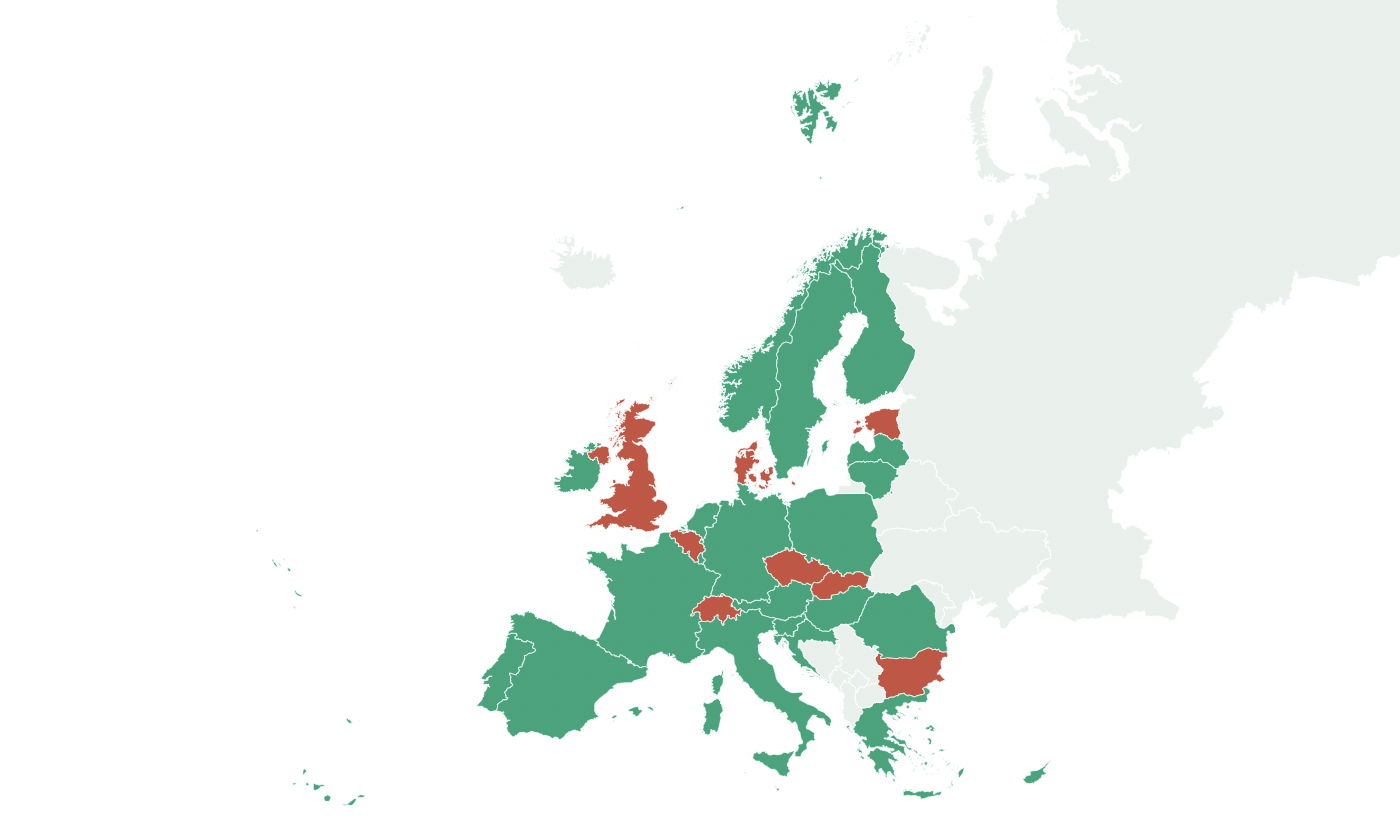 Субсидии на покупку электромоблей в Европе: зелёный — да, красный — нет