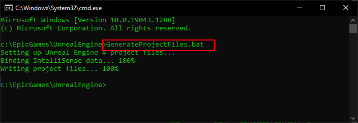 GenerateProjectFiles.bat