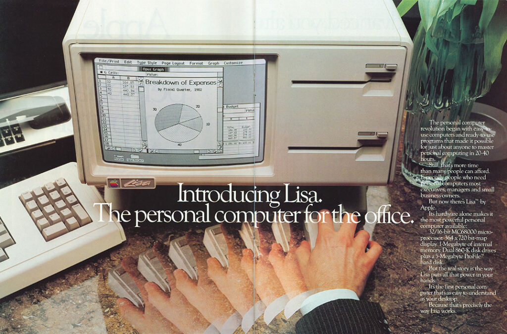 Реклама Lisa в журнале того времени. Источник