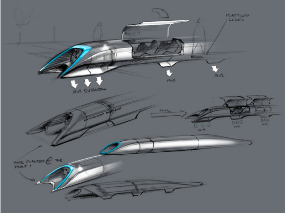 Чертежи из Hyperloop Alpha. Источник 