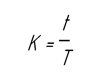 Формула расчета коэффициента "К"