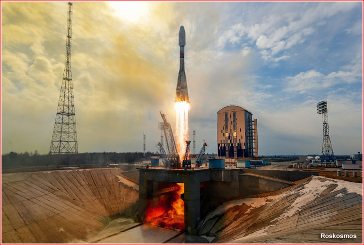 Ракета Союз-2-1б стартует 25 марта 2021 года с Восточного с пятой партией спутников OneWeb.