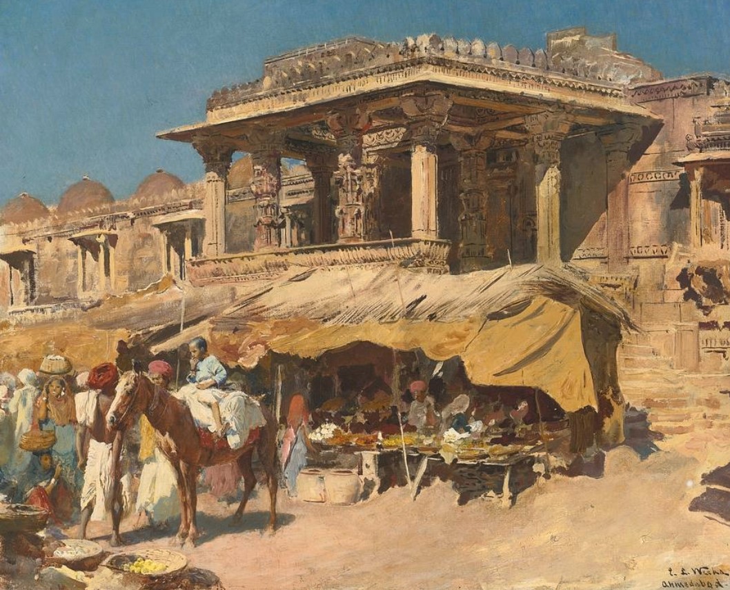 Вероятно, как-то так выглядел базар, где шла торговля между Джайпуром и Прадешом [почувствуйте вайб, так сказать]