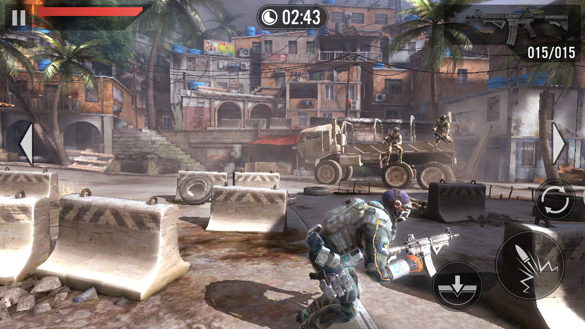 Скриншот из игры Frontline Commando 2, над которой работал Кирилл