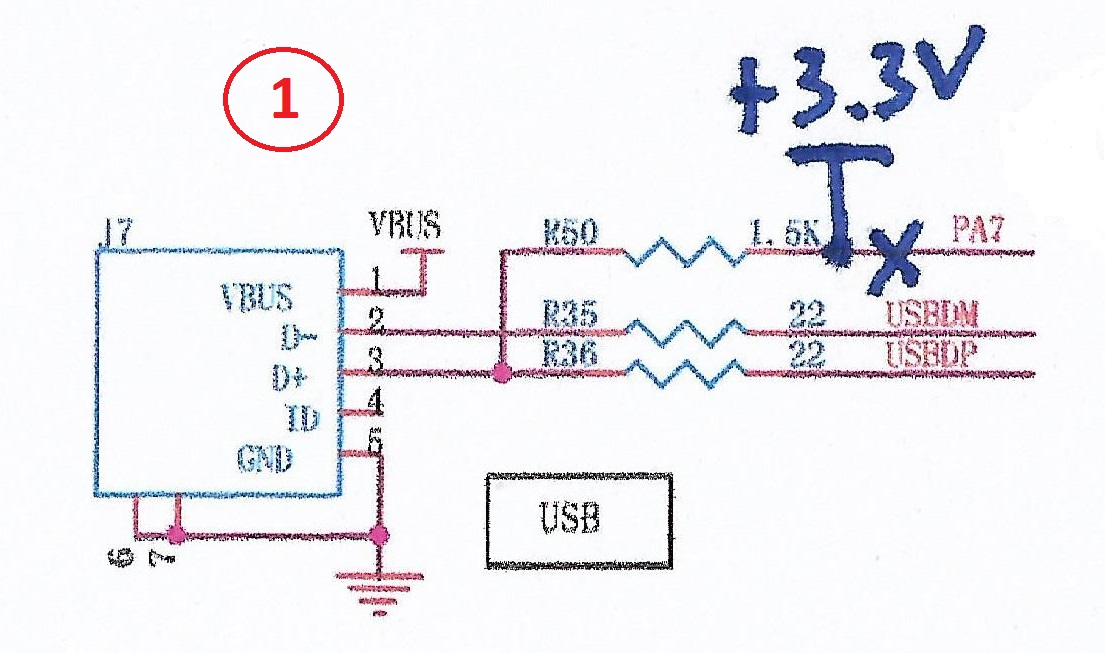 Fig.3. USB schematics changes.