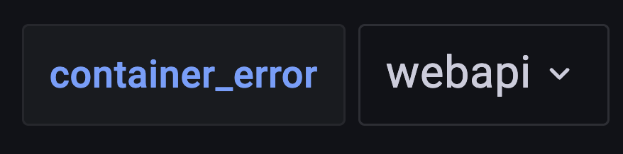 variables container_error