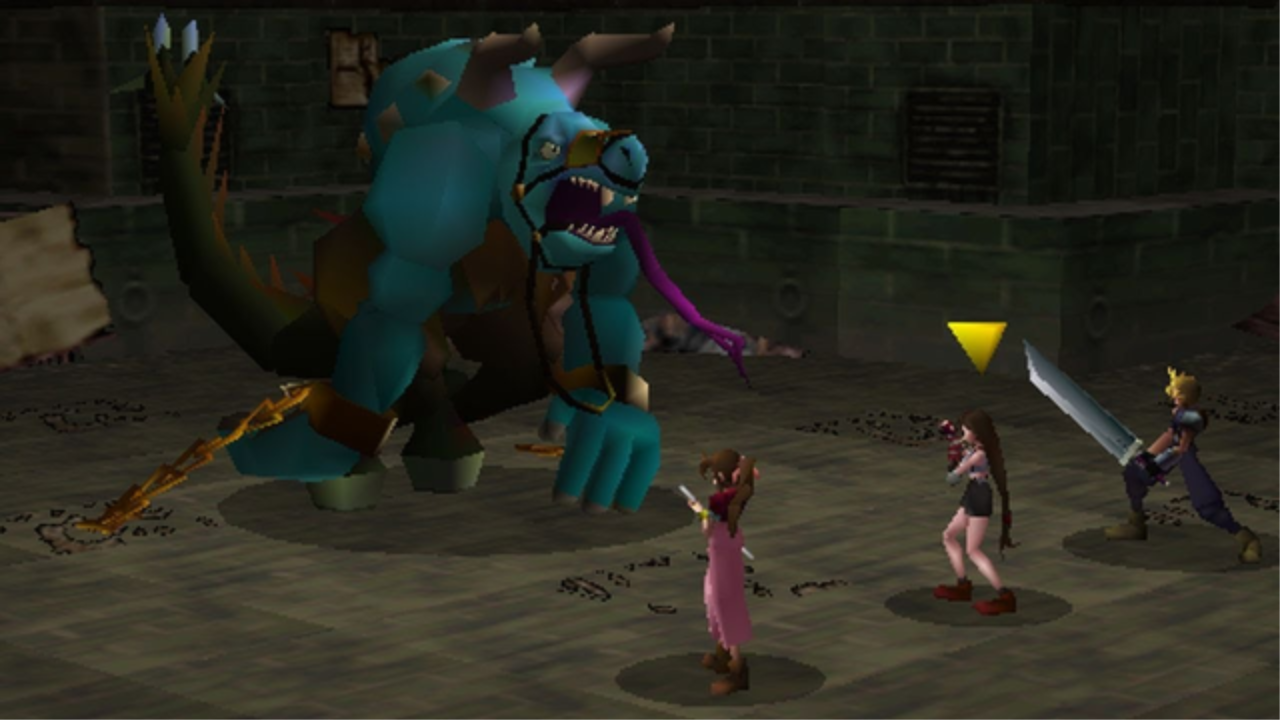 Final Fantasy VII (1997) геймплей  
