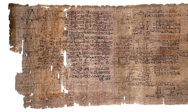 Часть папируса Ахмеса 1985—1795 гг. до н.э.