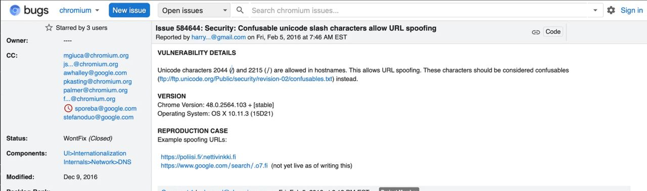 https://bugs.chromium.org/p/chromium/issues/detail?id=584644