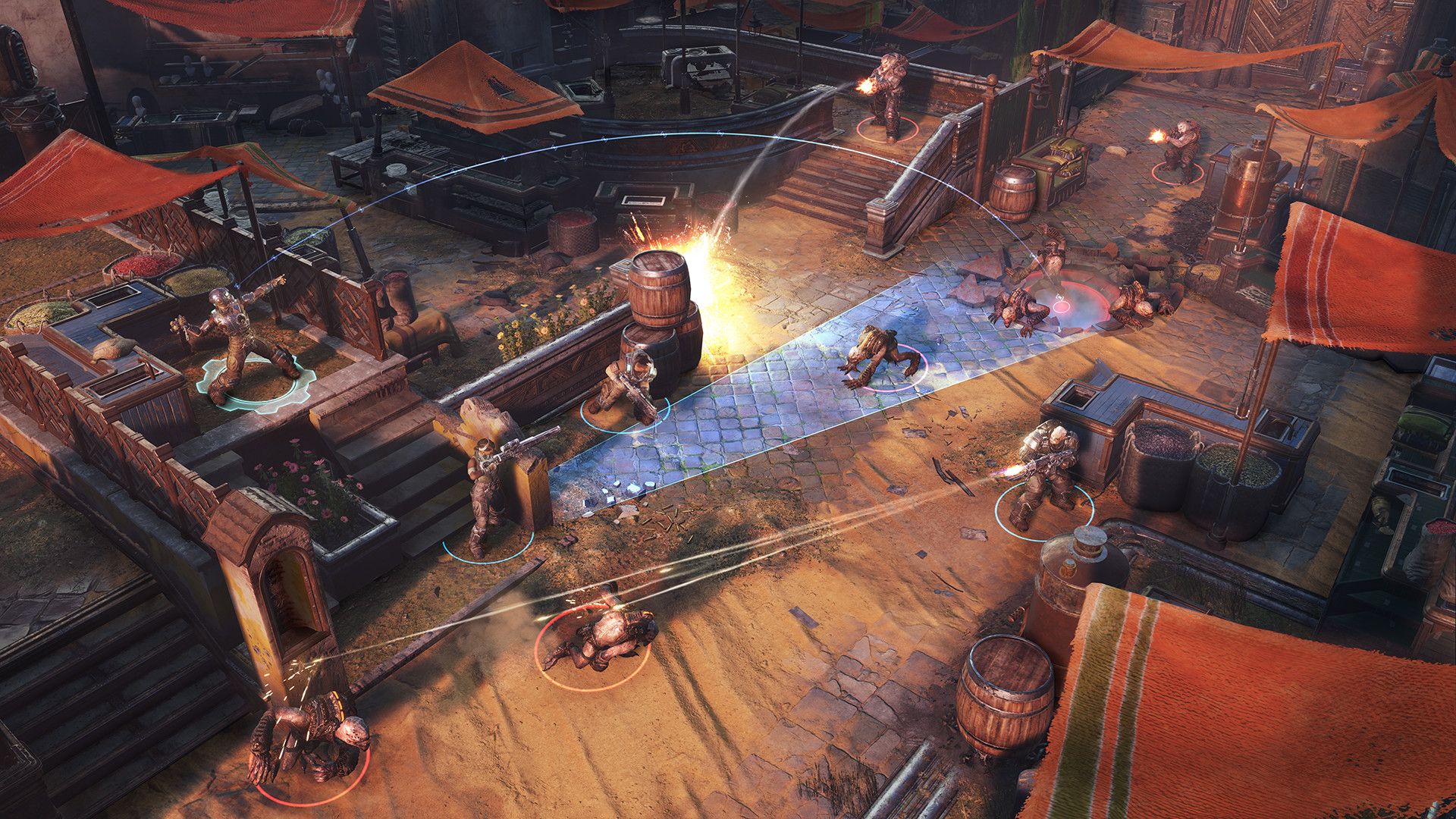 В Gears Tactics у каждого типа юнитов есть собственное дерево поведения, в котором учтены все индивидуальные особенности и способности NPC. В Gears Tactics у каждого типа юнитов есть собственное дерево поведения, в котором учтены все индивидуальные особенности и способности NPC.