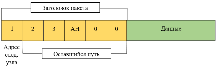 Рис. 5 – Пример пакета в Tor-сети перед отправкой