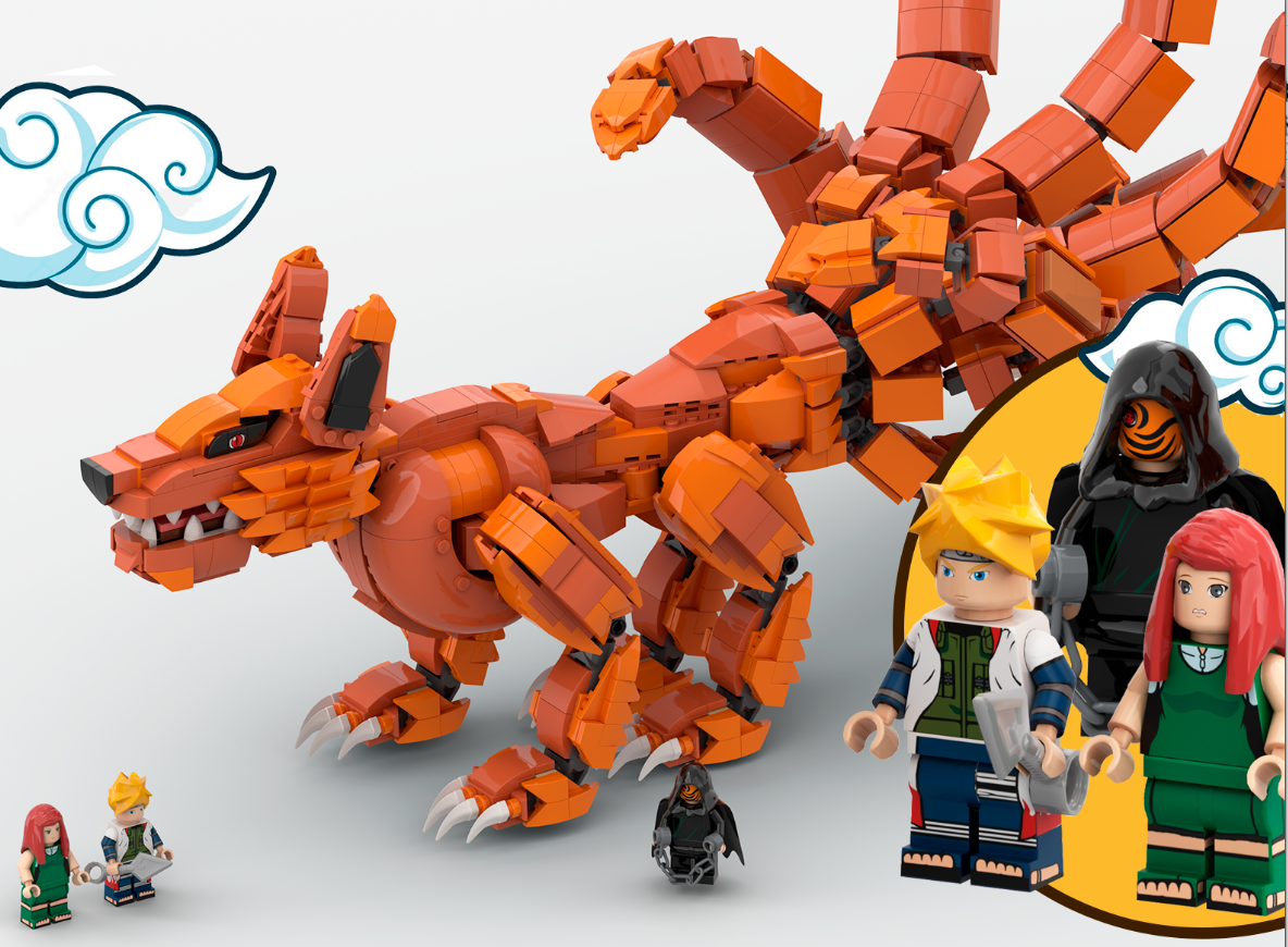 Lego Ideas - NARUTO: ATTACK OF THE NINE TAILS