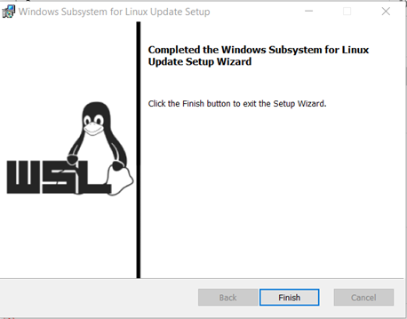 WSL2 Linux kernel update packege for x86. Установка