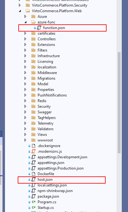 Скрин файловой структуры поатформы c файлами json